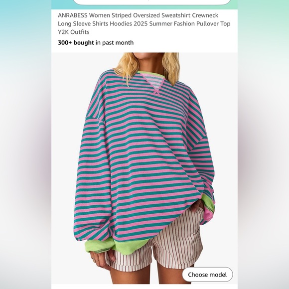 Striped Multicolor Sweater - Picture 2 of 3